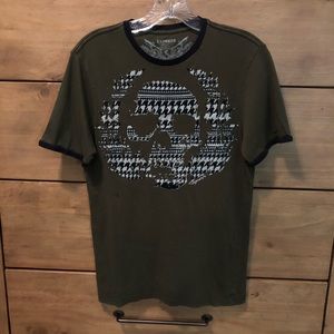 EXPRESS Hunter Green Graphic T-Shirt